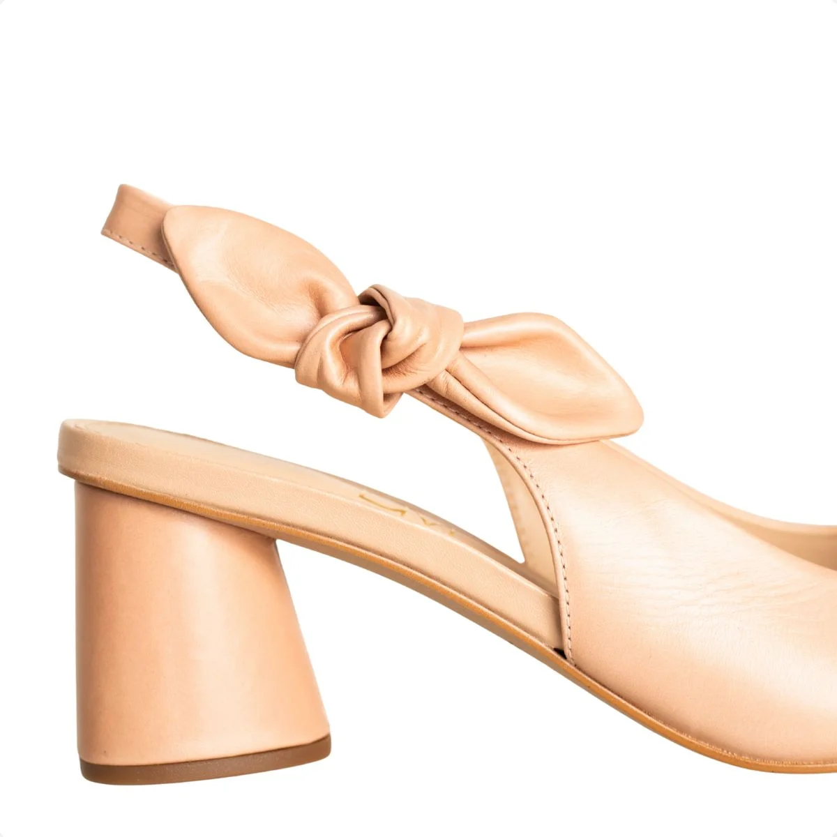 Slingback Elegance Dm Nude Bege 3