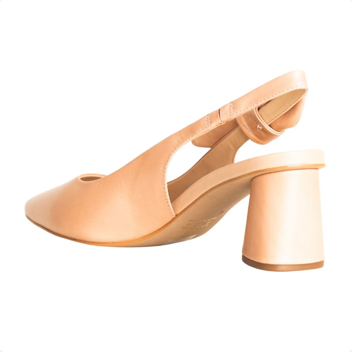 Slingback Elegance Dm Nude Bege 5