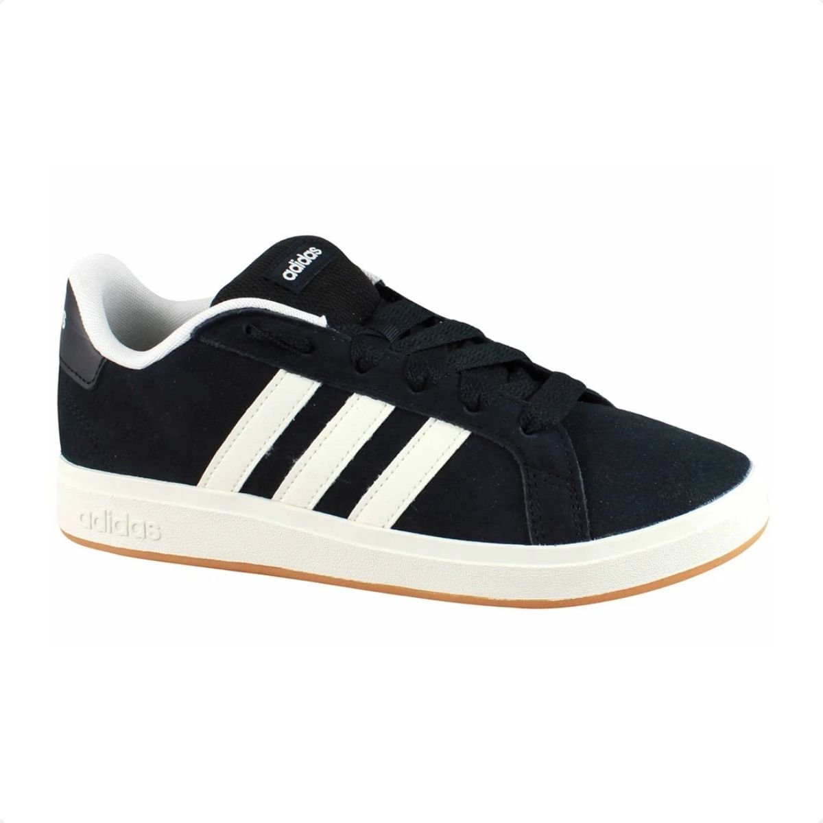 Tênis Casual Infantil Adidas Grand Court Alpha Preto Preto 2