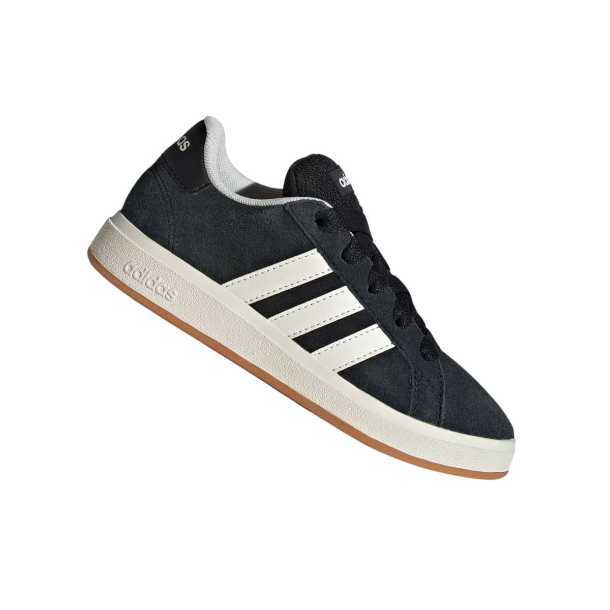 Tênis Casual Infantil Adidas Grand Court Alpha Preto Preto 7