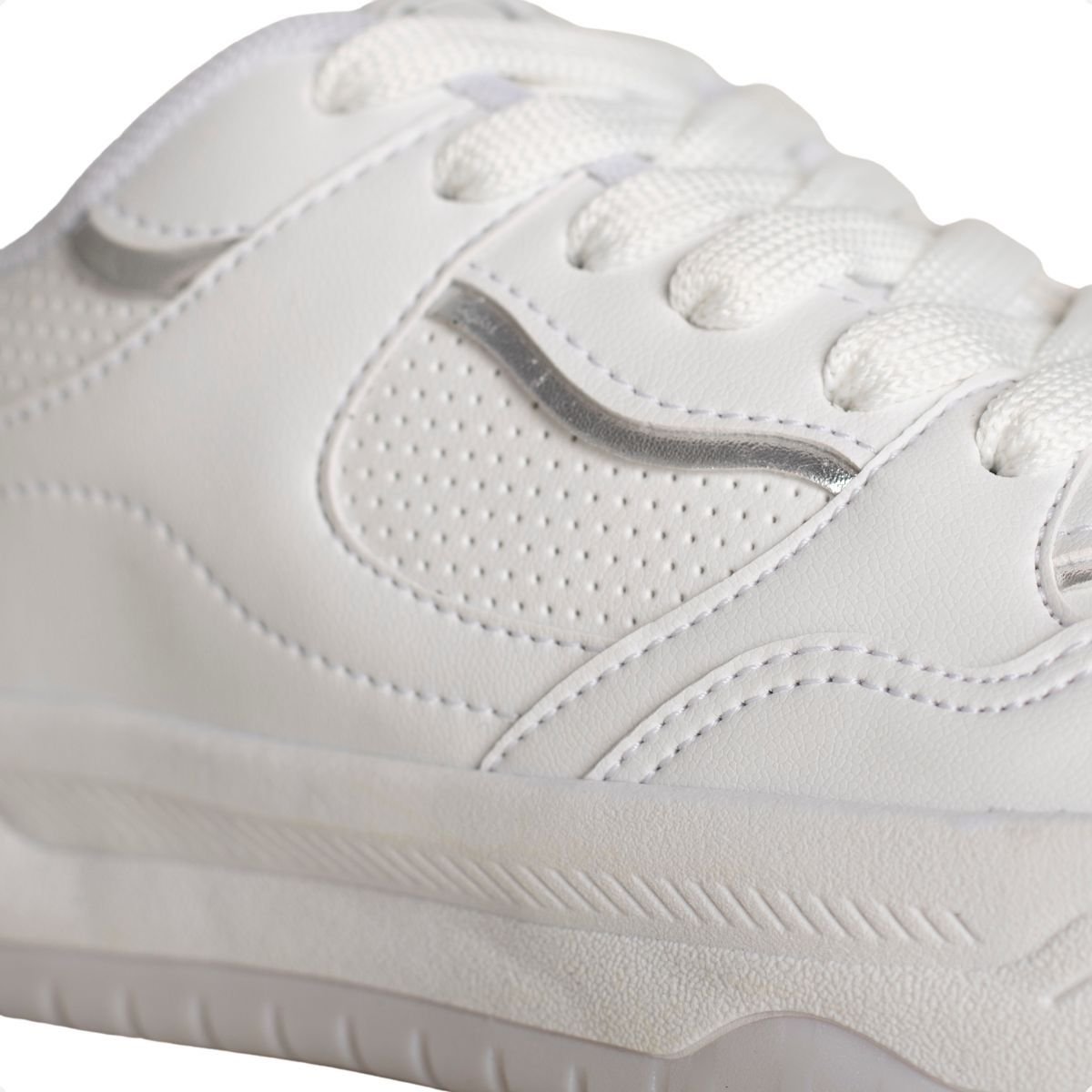 Tênis Dm Urban Branco Branco/Prata 2