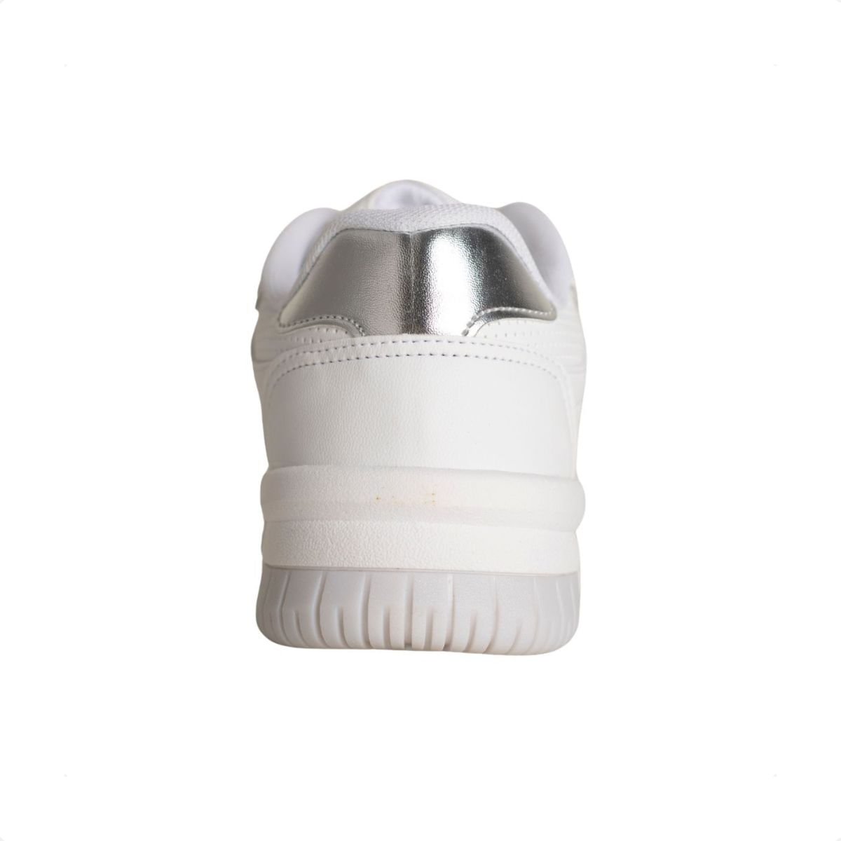 Tênis Dm Urban Branco Branco/Prata 4
