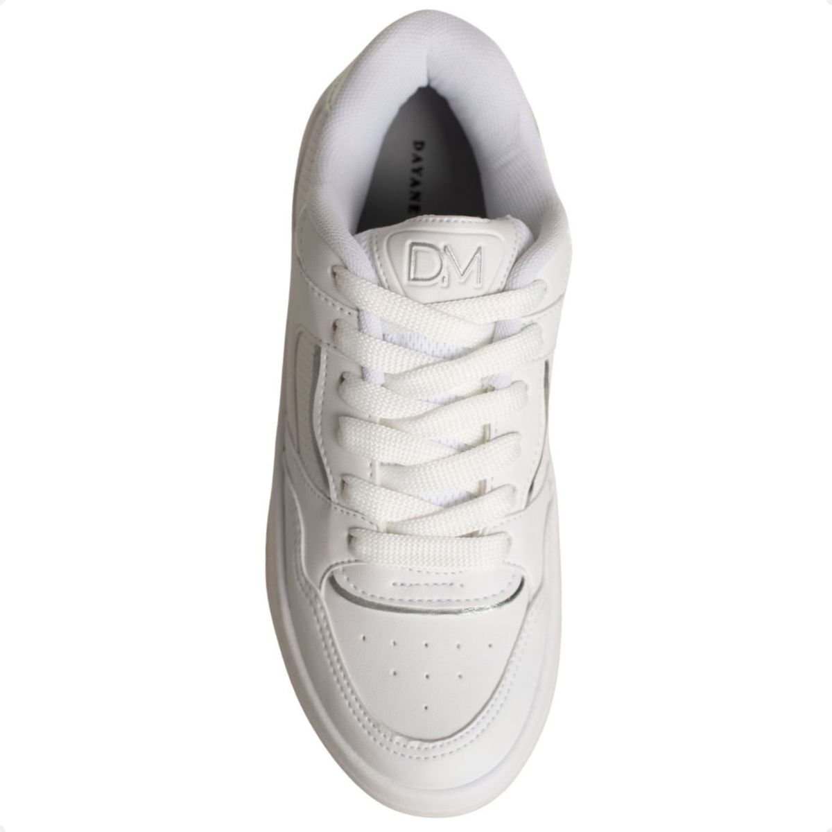 Tênis Dm Urban Branco Branco/Prata 6