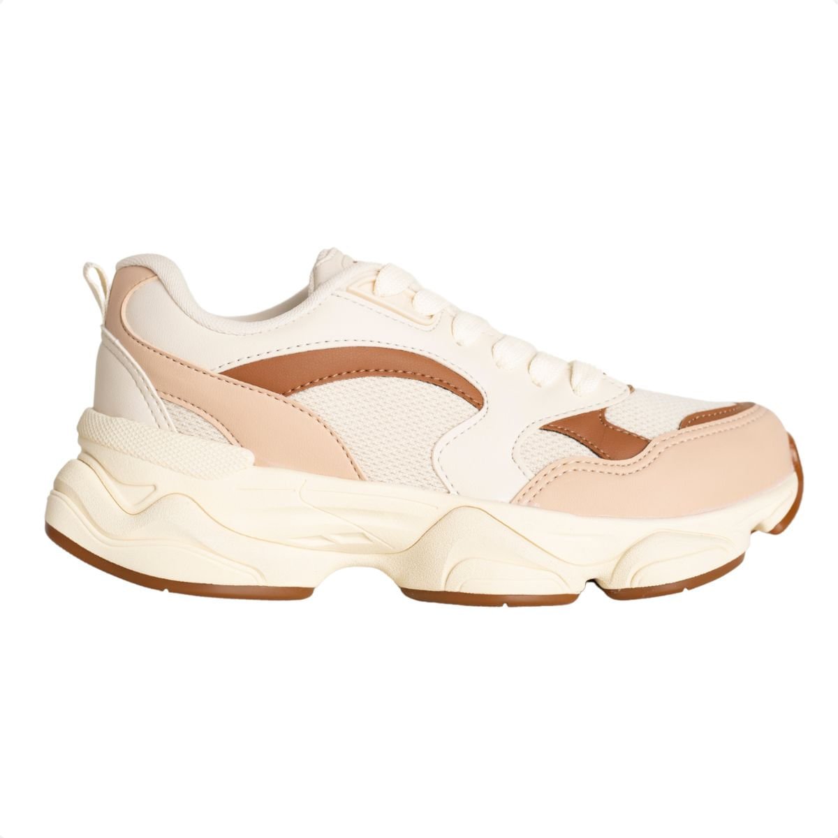 Tênis Dm Urban Chunky Rosé Branco 1
