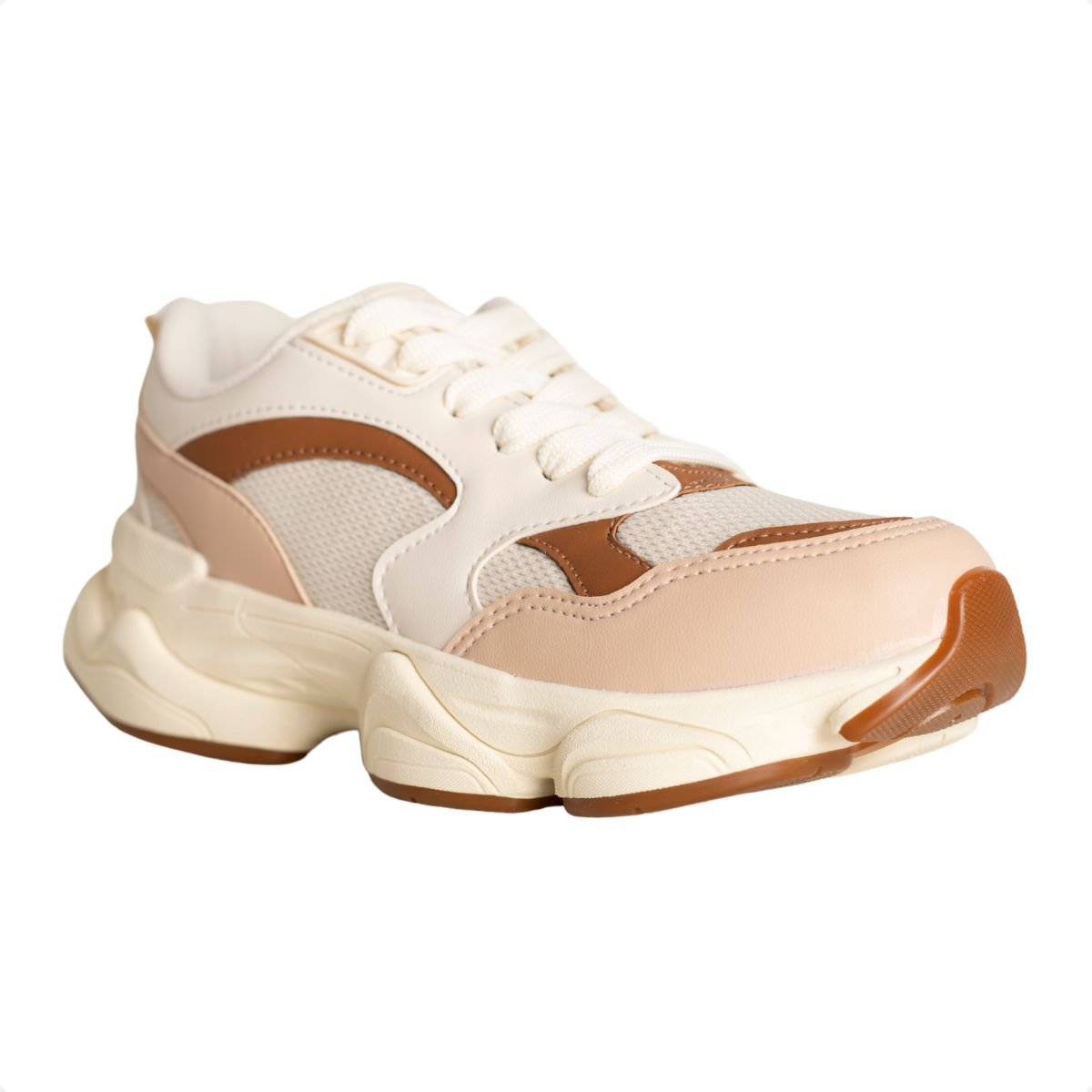 Tênis Dm Urban Chunky Rosé Branco 2