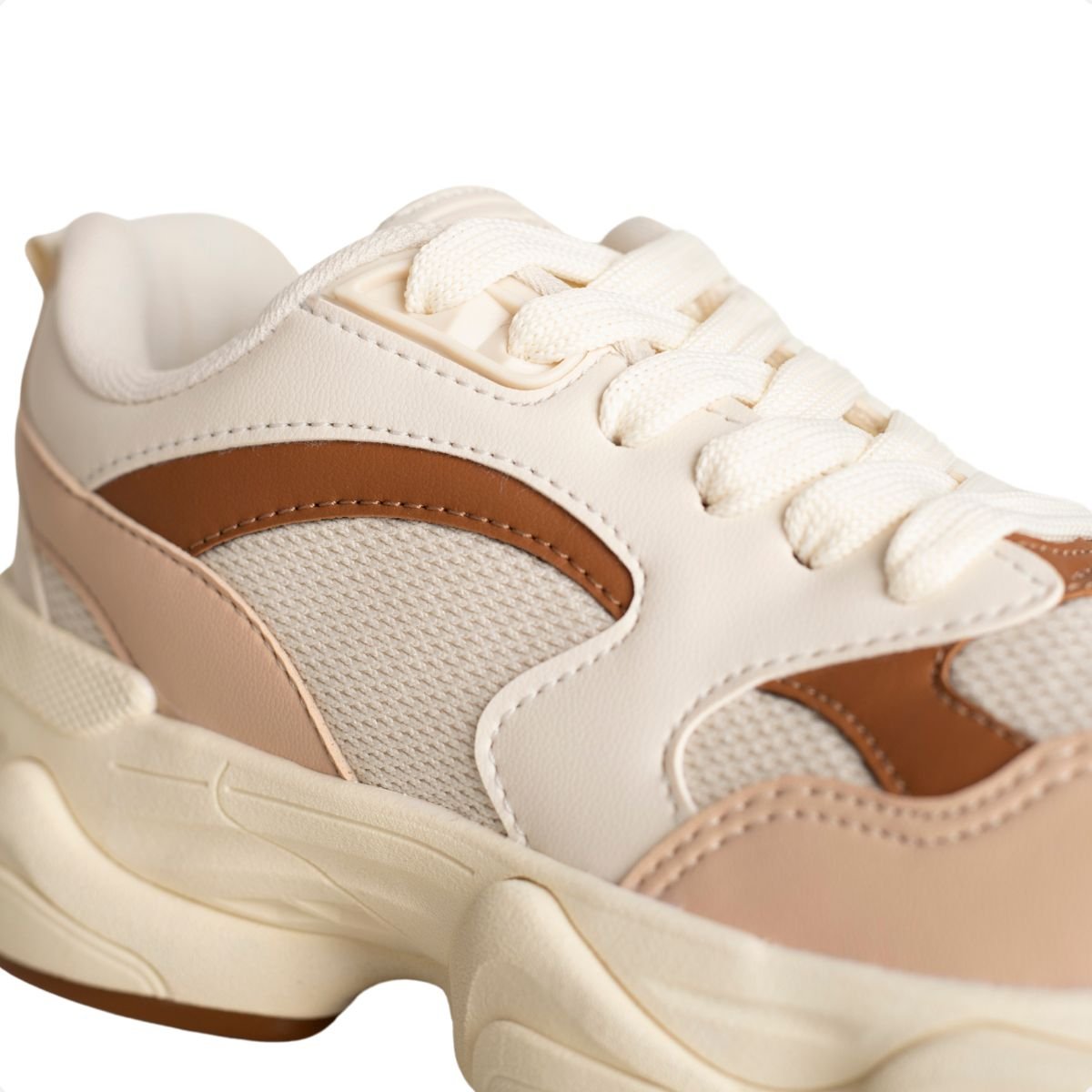 Tênis Dm Urban Chunky Rosé Branco 3
