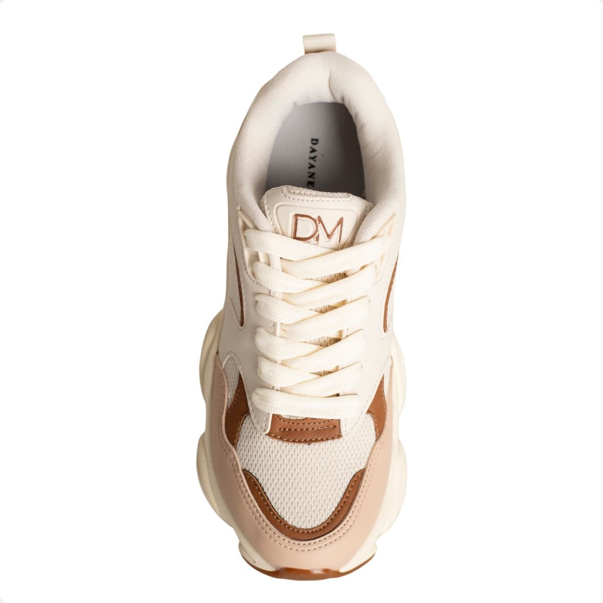 Tênis Dm Urban Chunky Rosé Branco 6