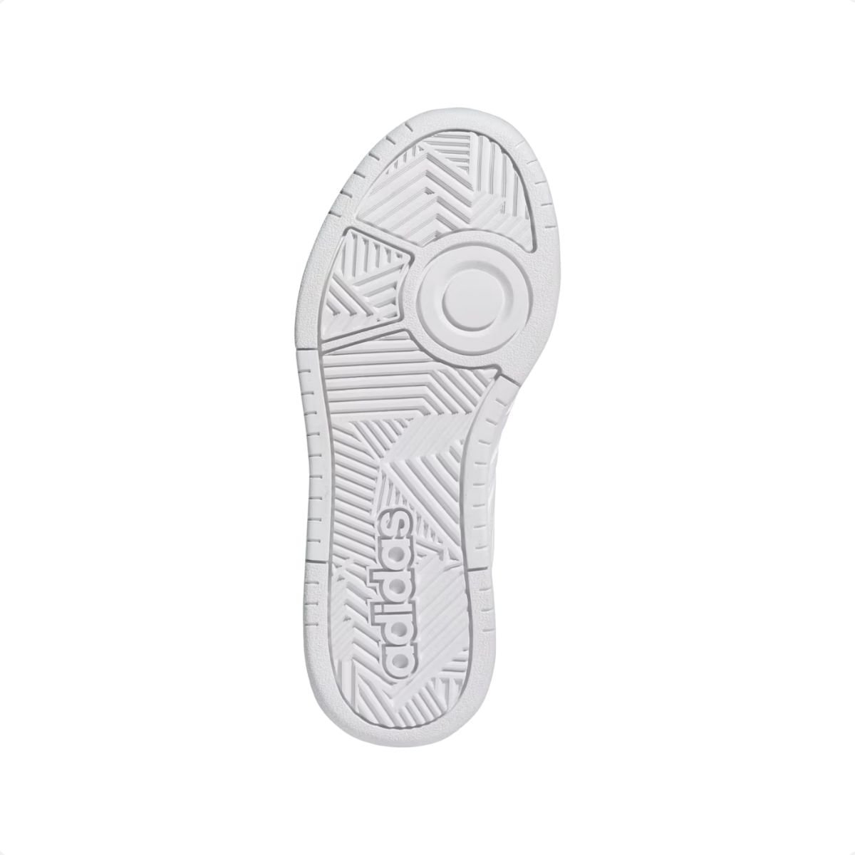 Tênis Casual Infantil Adidas Hoops 3.0 Bold Branco Branco 4