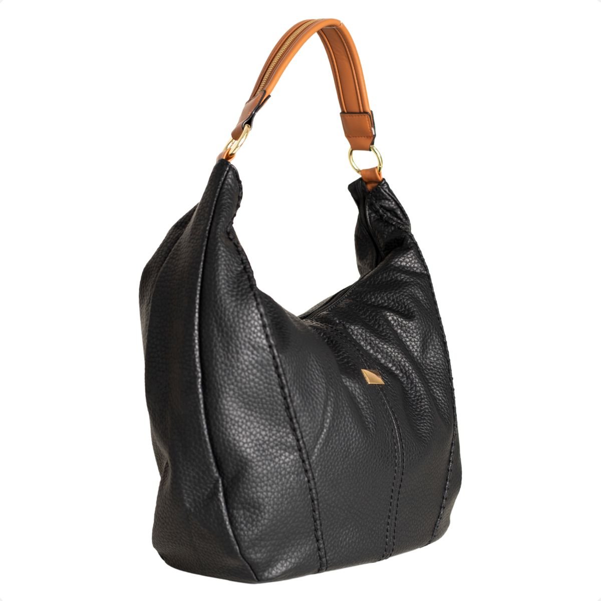 Bolsa Slouch Preta Dm Obsession Preto 2