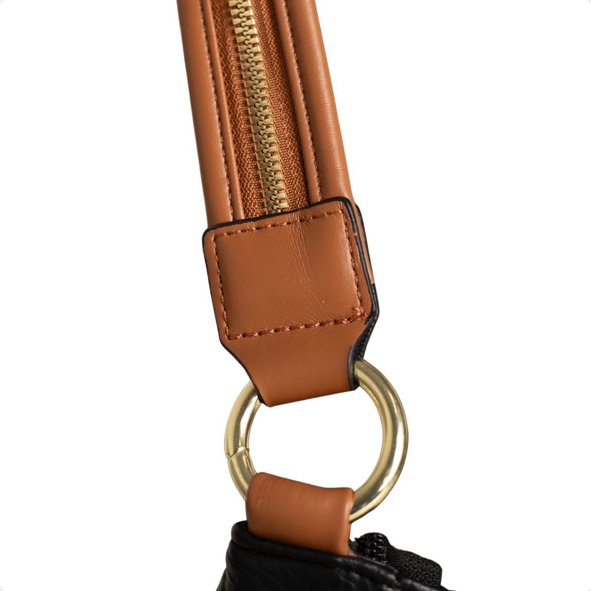 Bolsa Slouch Preta Dm Obsession Preto 6