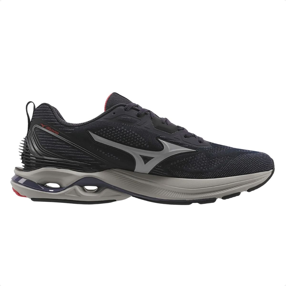 Tênis Running Masculino Mizuno Wave Dynasty 7 Azul Marinho 3