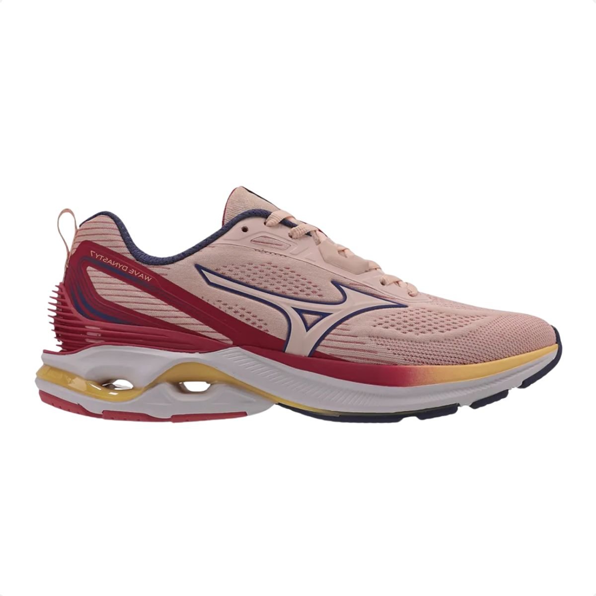 Tênis Running Feminino Mizuno Wave Dynasty 7 Rosa