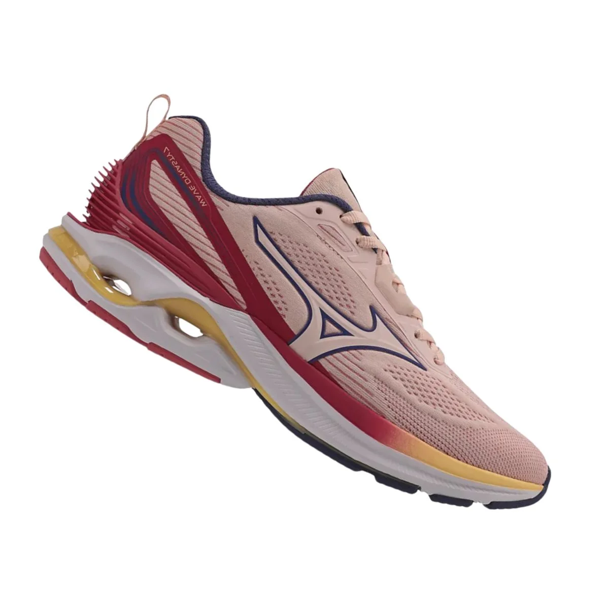 Tênis Running Feminino Mizuno Wave Dynasty 7 Rosa Rosa 7
