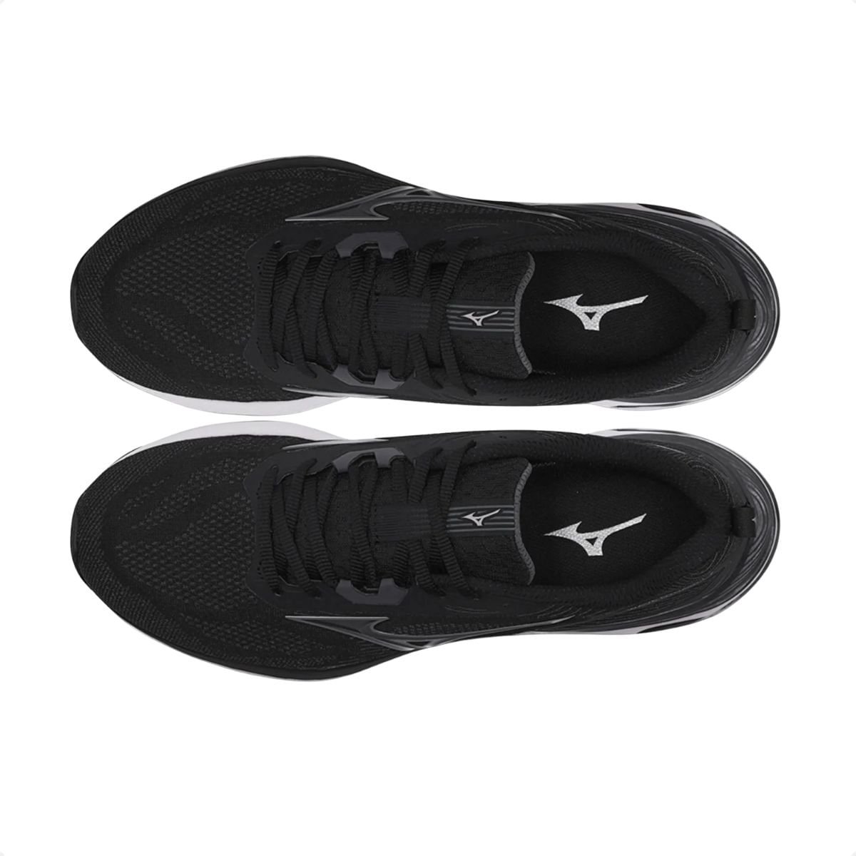 Tênis Running Masculino Mizuno Wave Dynasty 7 Preto Preto 2