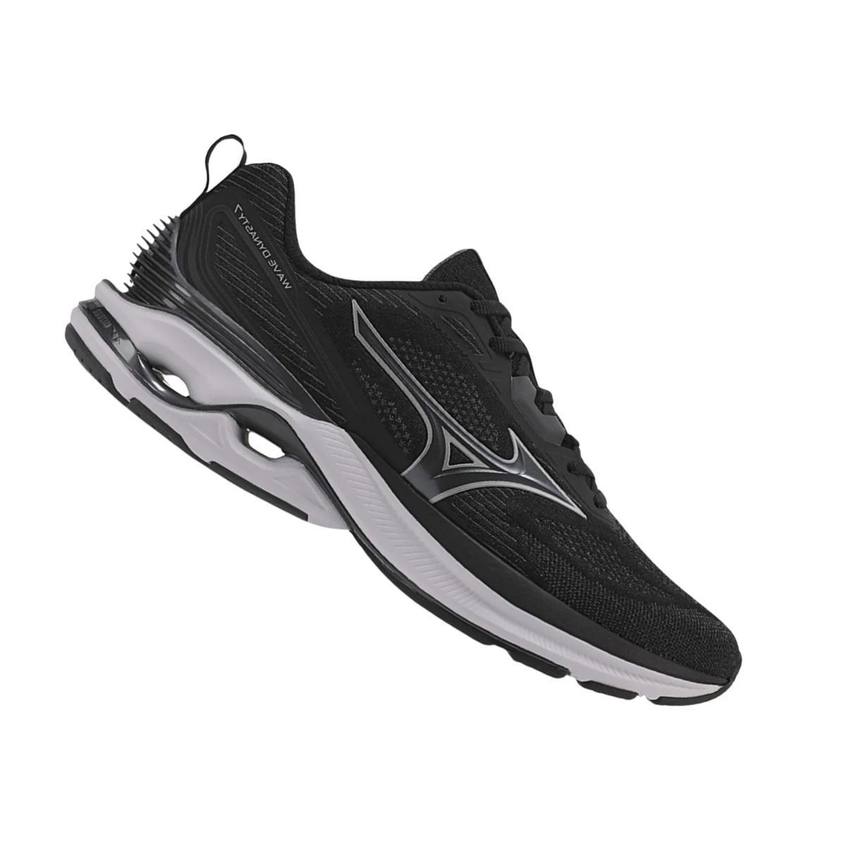 Tênis Running Masculino Mizuno Wave Dynasty 7 Preto Preto 7