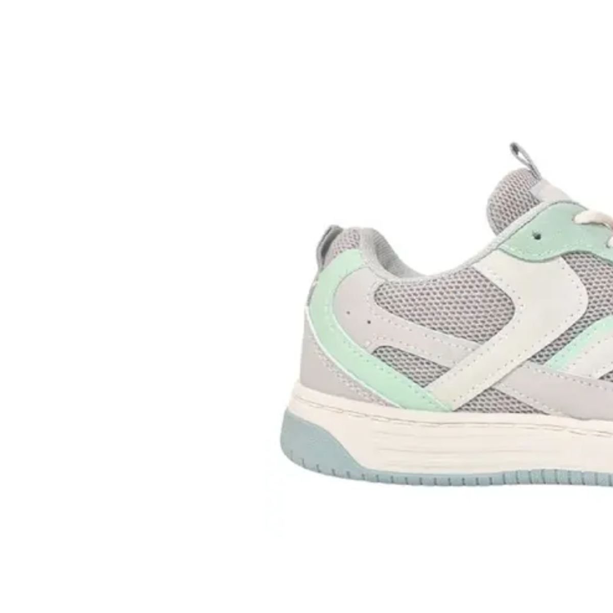 Tênis Moda Feminino Ramarim Cinza E Verde Branco 7