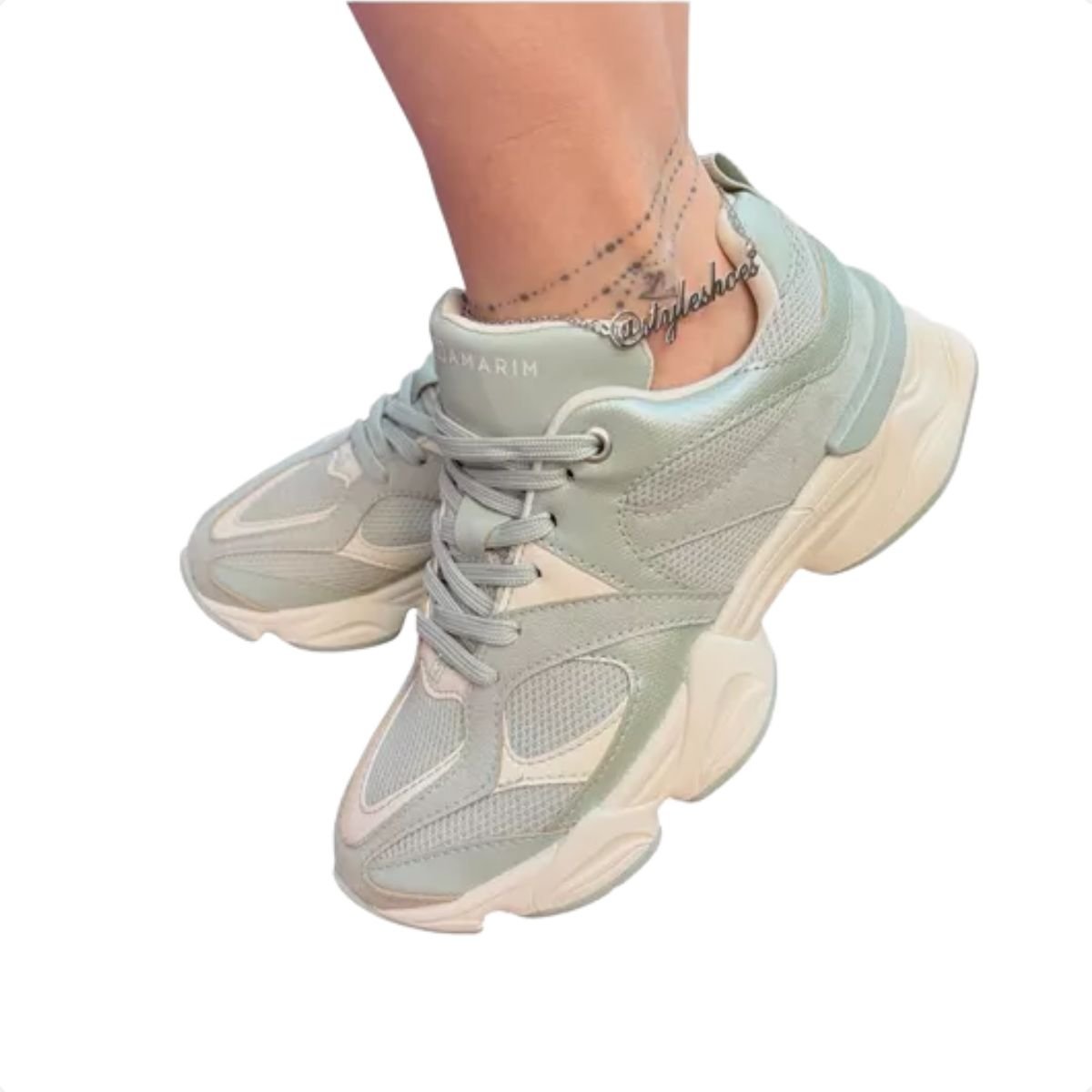 Tênis Moda Feminino Casual Ramarim Verde Verde 3