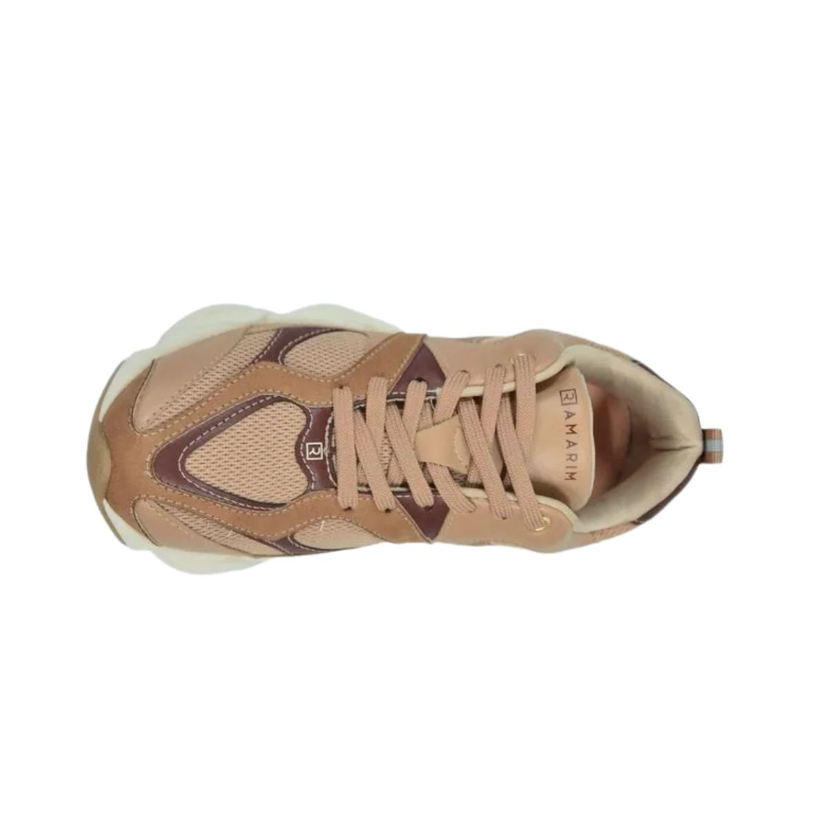 Tenis Moda Fem Ramarim  25-90101-3 Bege 5