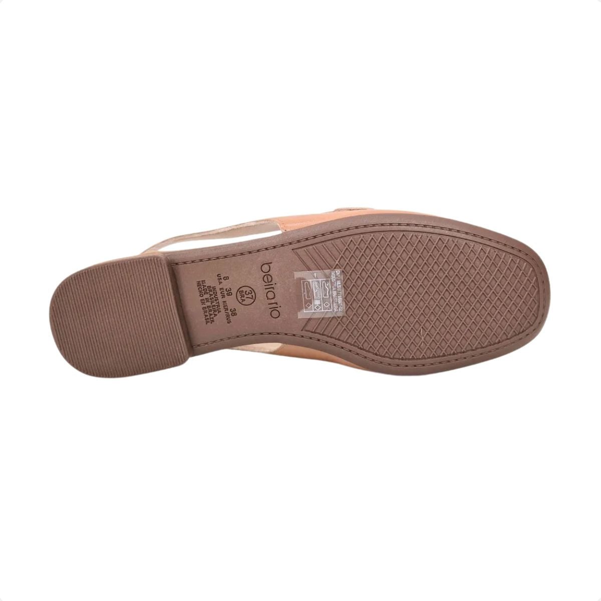 Sapato Slingback Feminino Beira Rio Marrom Camel 2