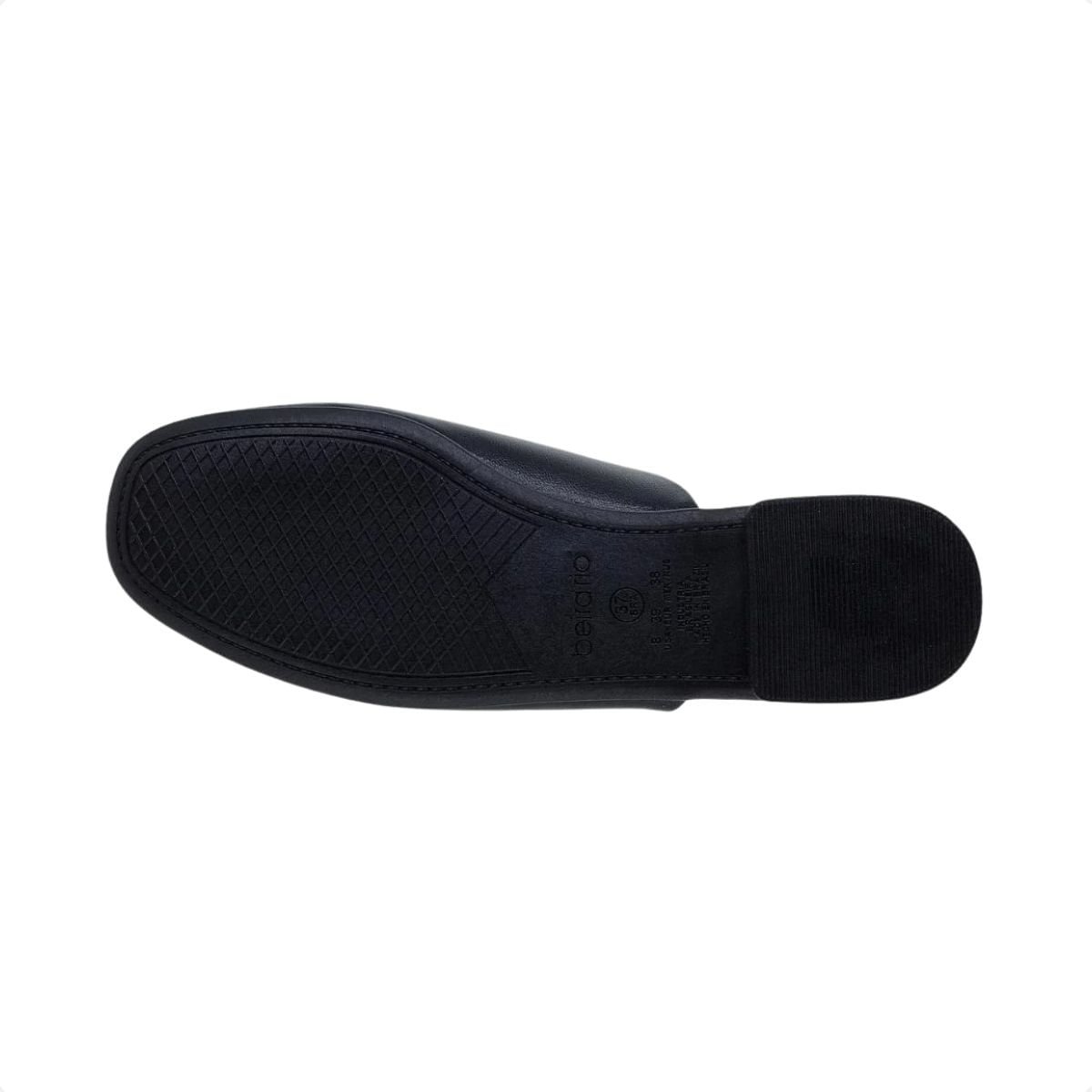 Sapato Feminino Mule Beira Rio Preto Preto 3
