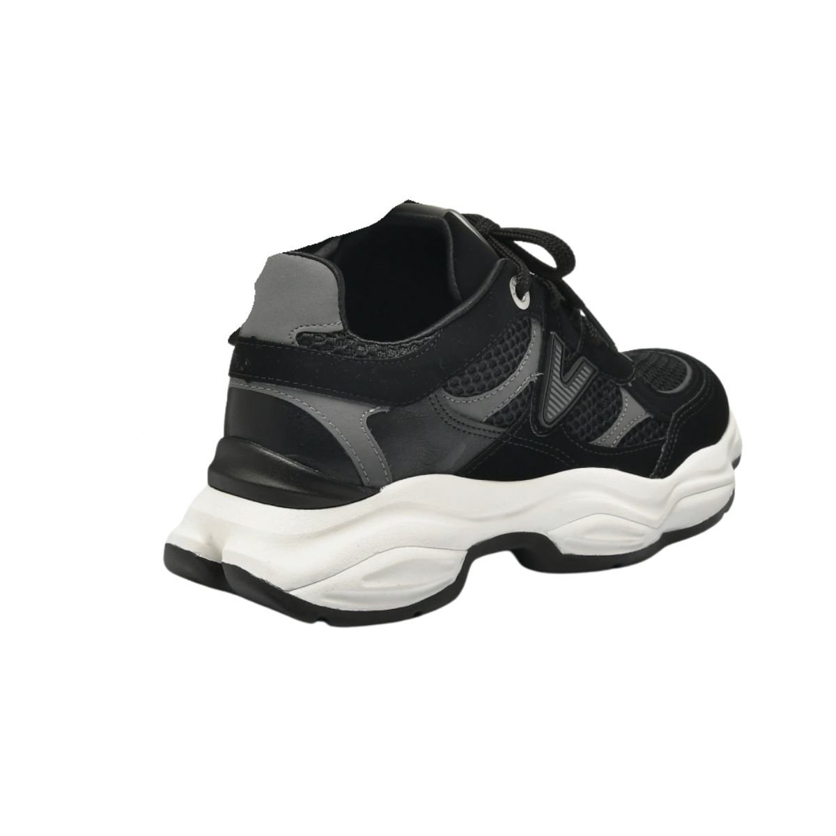 Tênis Moda Feminino Chunky Via Marte Preto Preto 5