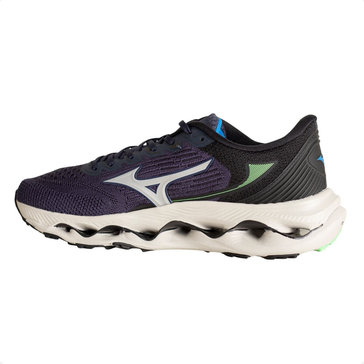 Tênis Running Masculino Mizuno Wave Legend 4 Azul Roxo 5