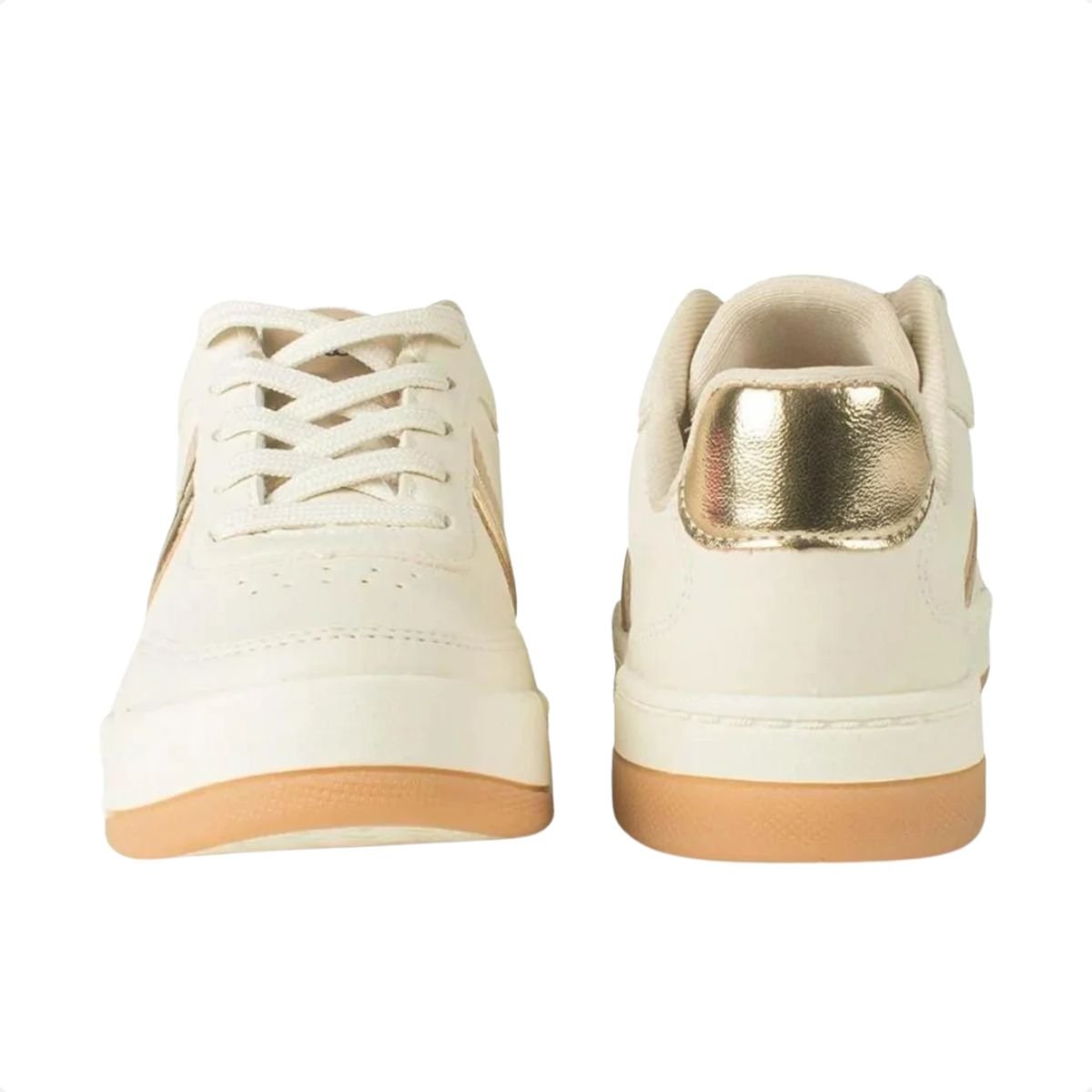 Tênis Moda Casual Feminino Dakota Creme Bege 4