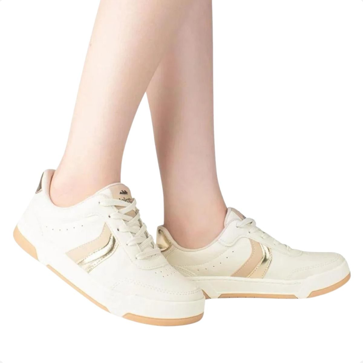 Tênis Moda Casual Feminino Dakota Creme Bege 5