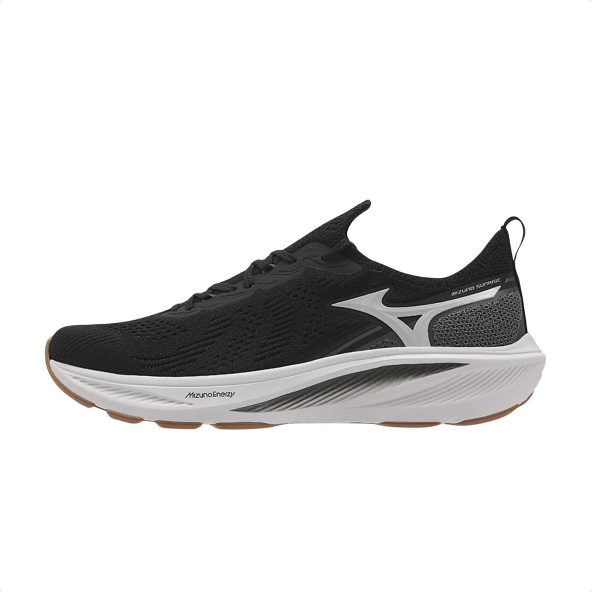 Tênis Running Masculino Mizuno Sunrise Preto Preto 3
