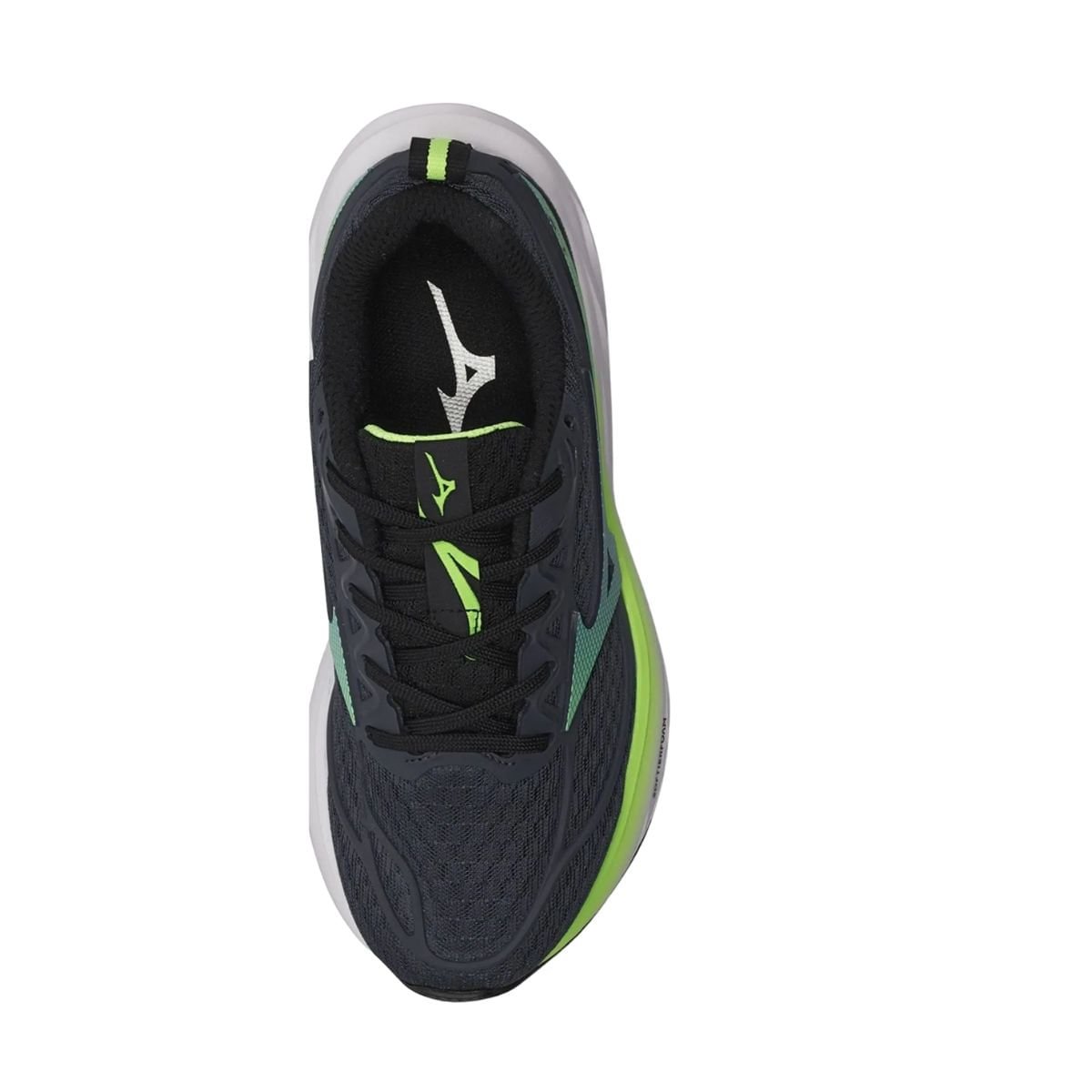 Tênis Running Infantil Mizuno Space 5 Junior Azul Cinza/Verde 6