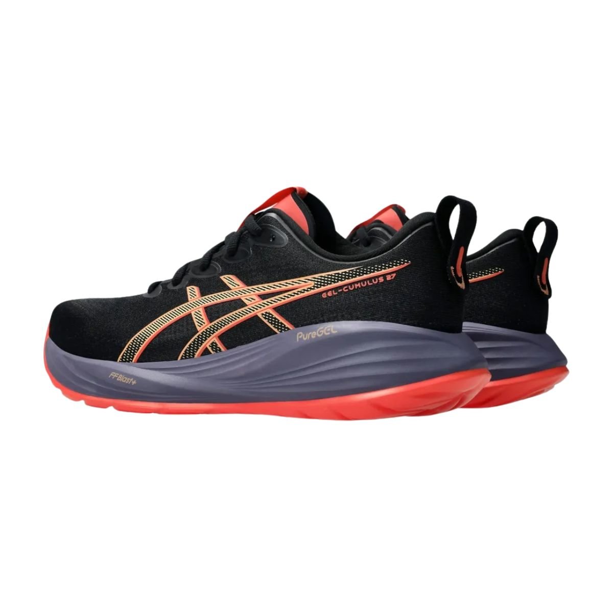 Tênis Running Masculino Asics Gel-Cumulus 27 Preto E Coral Preto 5