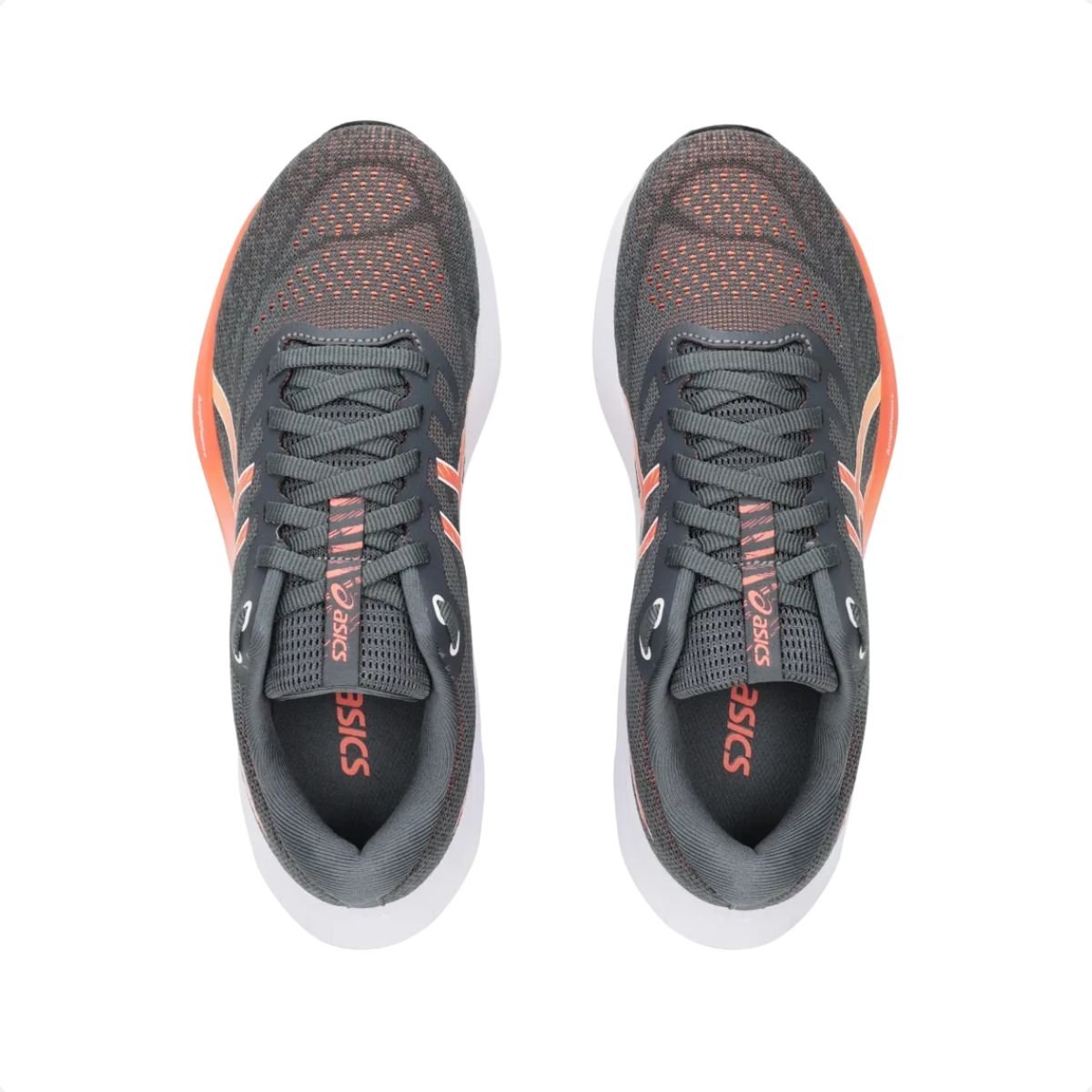 Tênis Running Feminino Asics Gel-Nagoya 7 Chumbo E Coral Cinza/Laranja 3