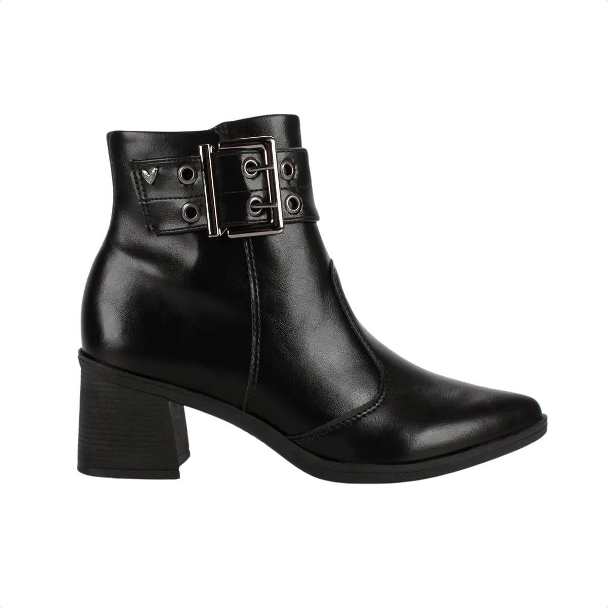 Bota Feminina Cano Curto Mississipi Preta Preto 3