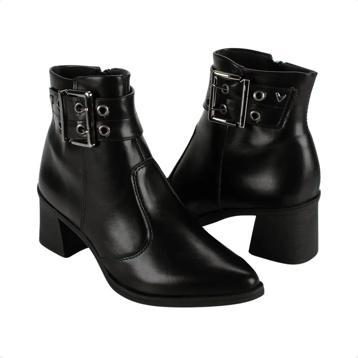 Bota Feminina Cano Curto Mississipi Preta Preto 7