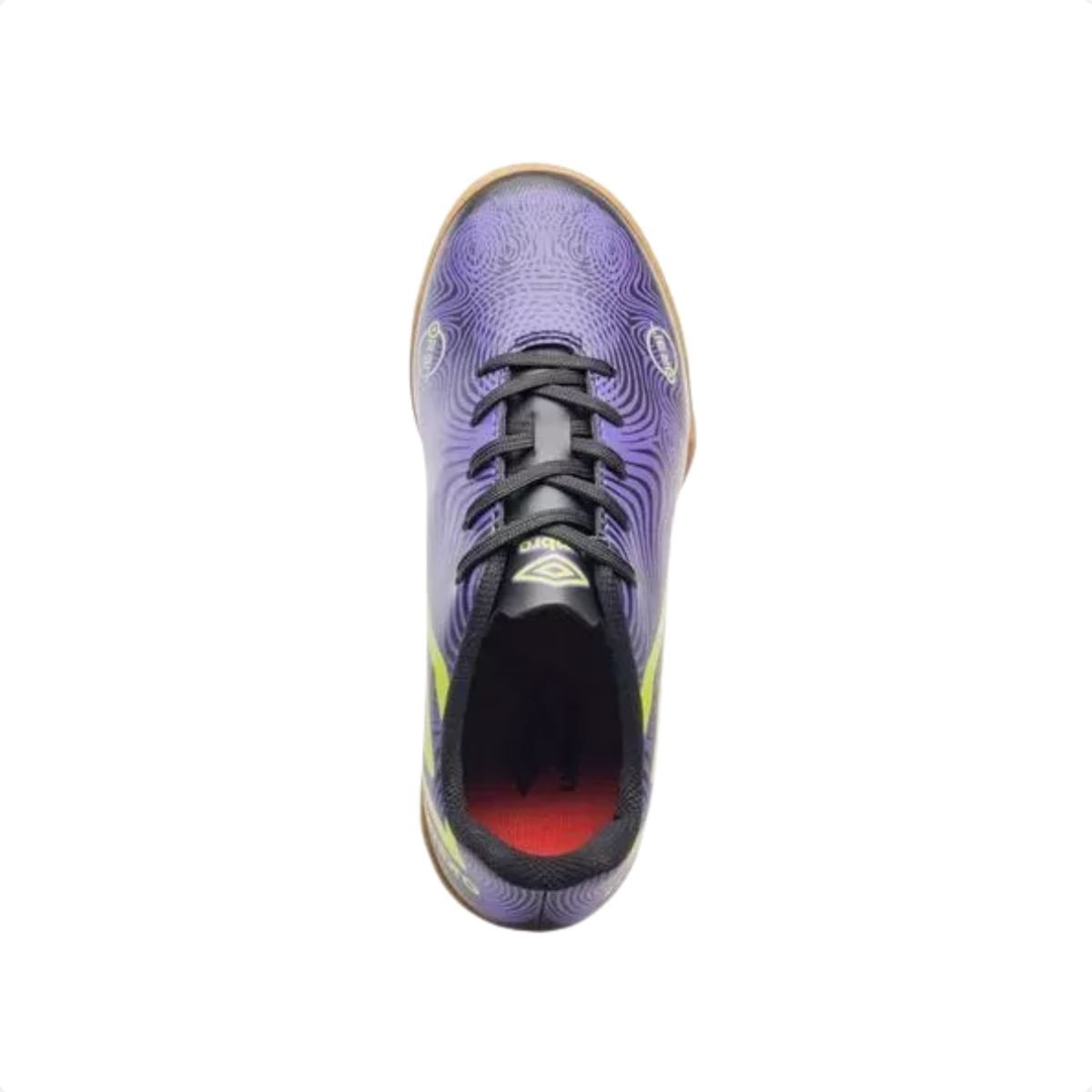 Chuteira Indoor Infantil Umbro Orbit Júnior Roxo Roxo 3
