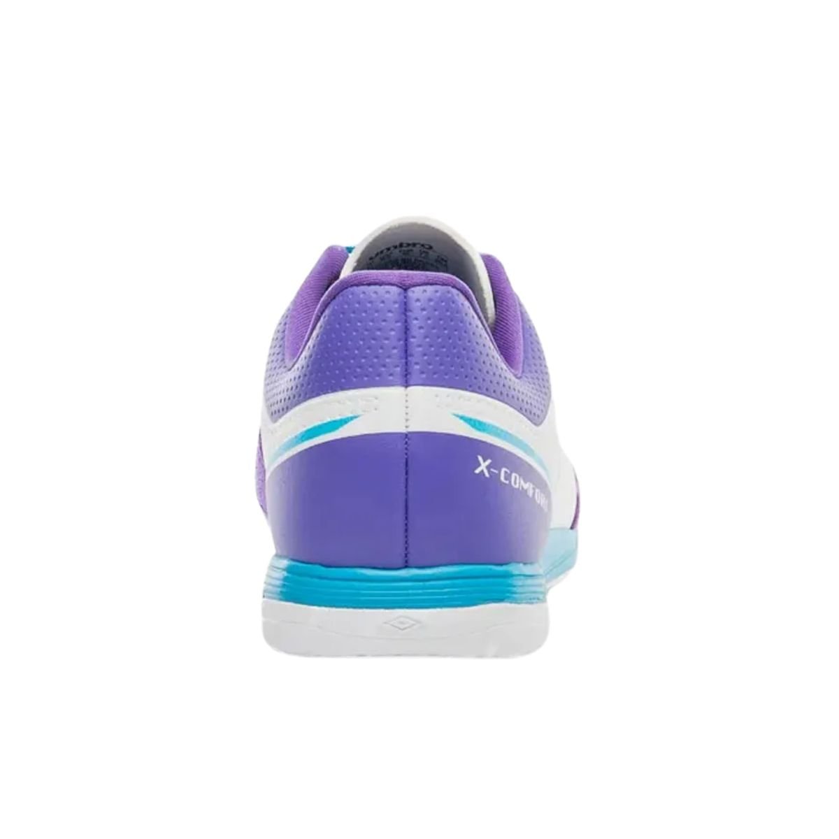 Chuteira Indoor Masculina Umbro X-Comfort Branca E Roxa Branco/Roxo/Azul 6