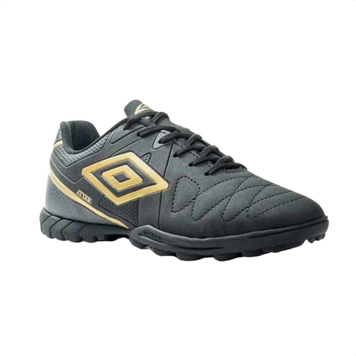 Chuteira Society Masculina Umbro Attak Eternal Preta Preto 2