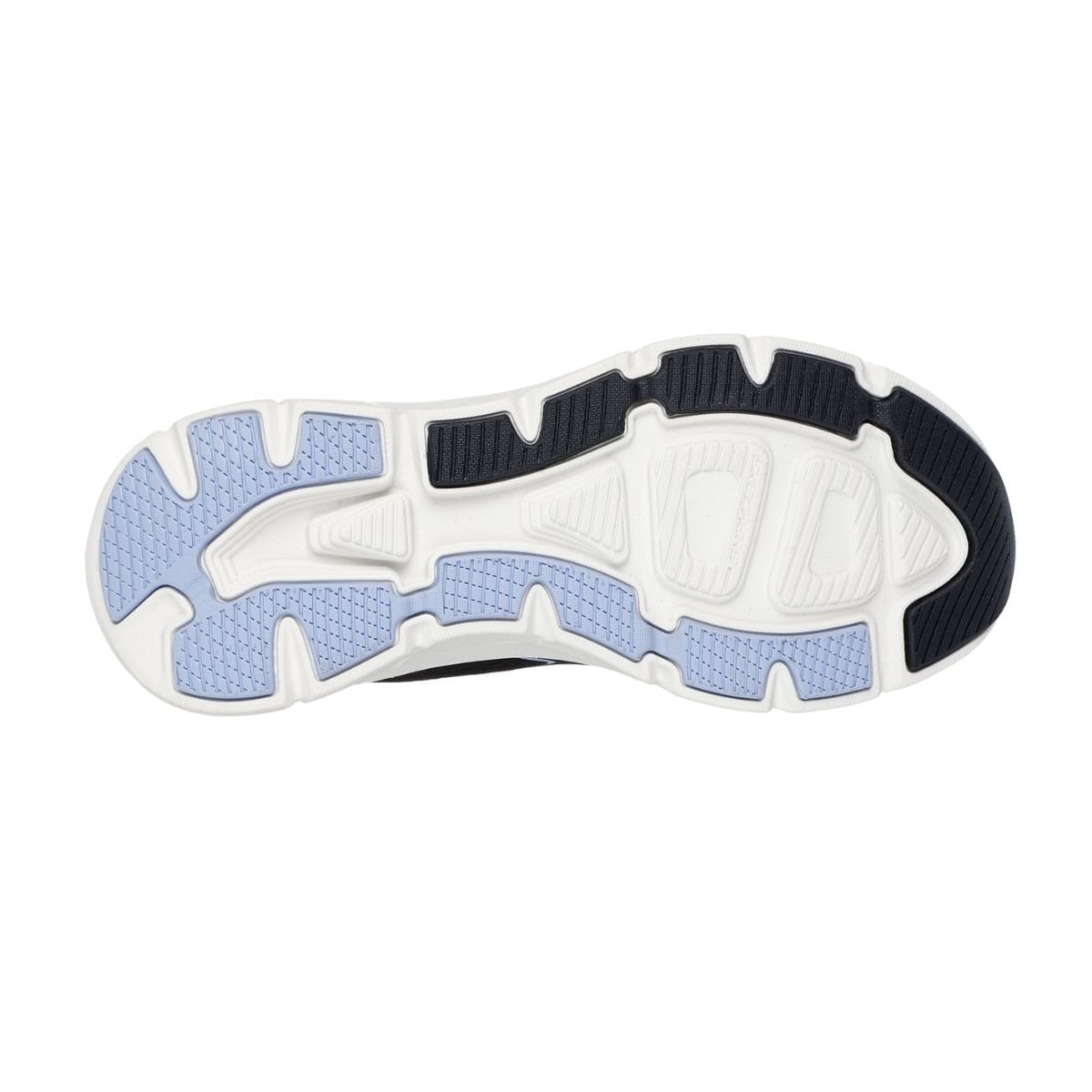 Tênis Running Feminino Skechers De Lux Walker 2.0 Preto Azul 4