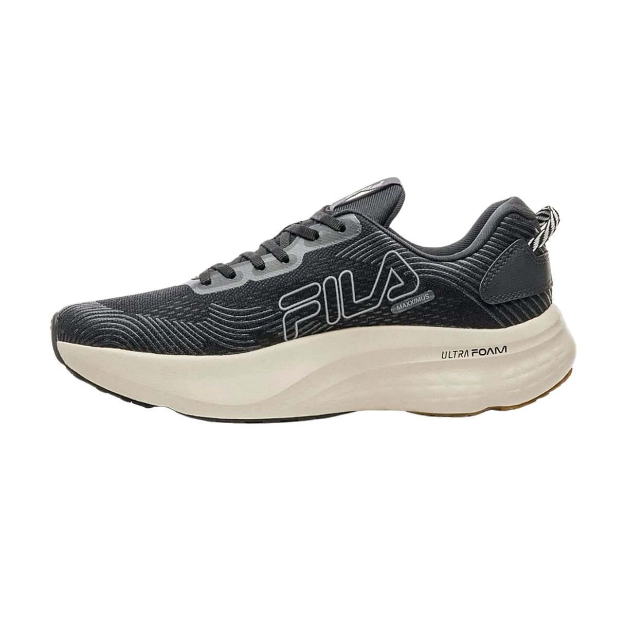 Tênis Running Masculino Fila Maxximus Preto Preto 5