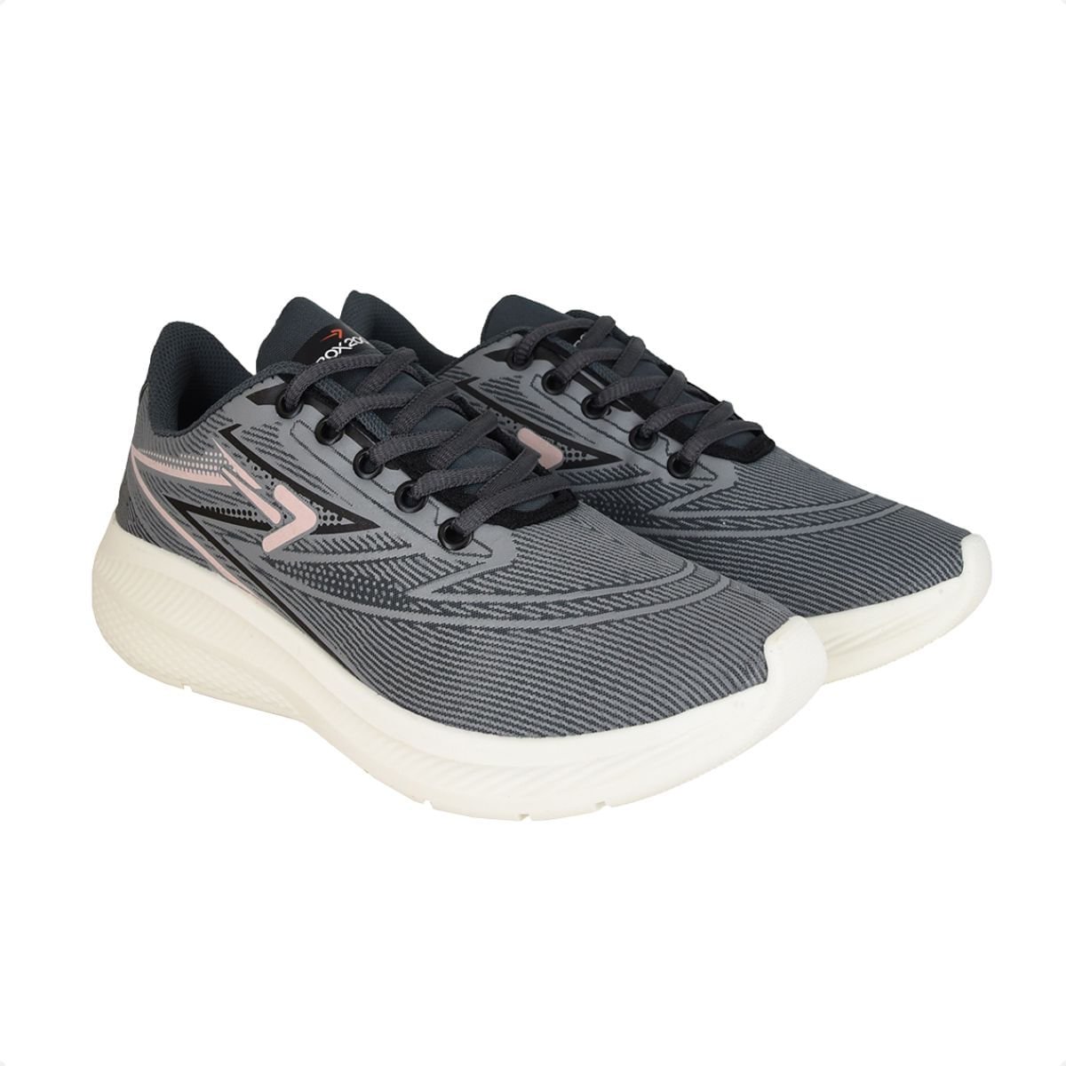 Tênis Running Feminino Box 200 Chumbo Cinza 2