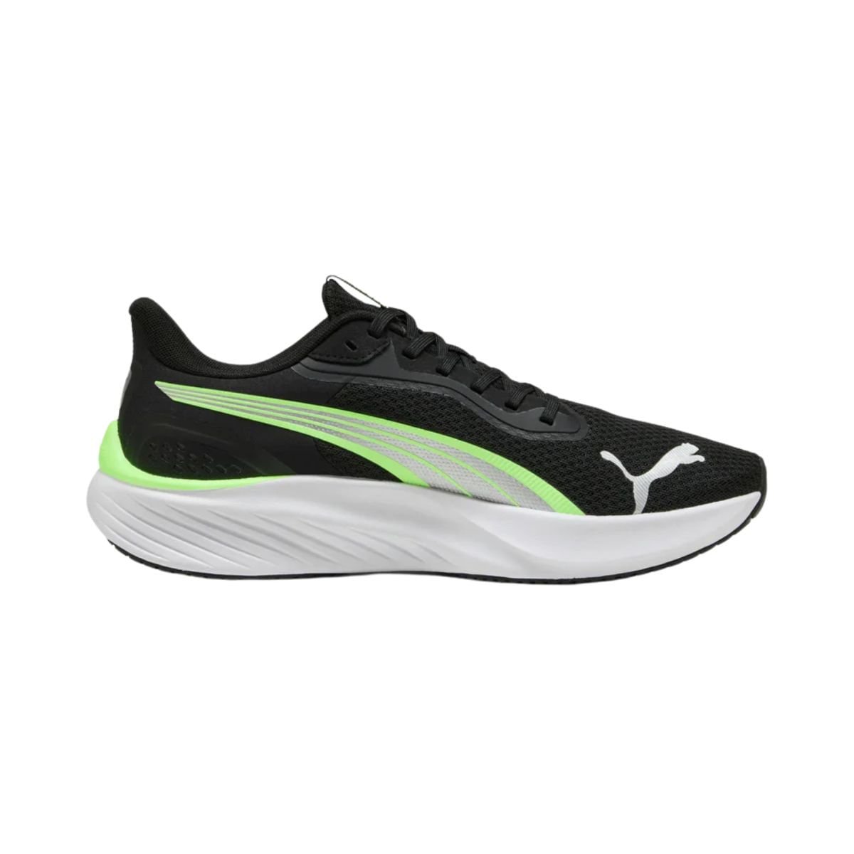 Tênis Running Masculino Puma Pounce Lite Preto E Verde Preto/Verde 4