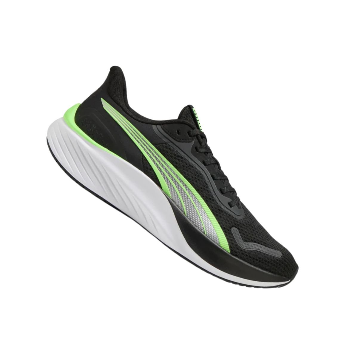 Tênis Running Masculino Puma Pounce Lite Preto E Verde Preto/Verde 7