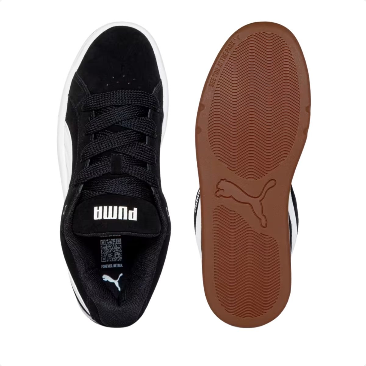 Tênis Casual Masculino Puma Park Lifestyle Easy Sd Bdp Preto Preto 1