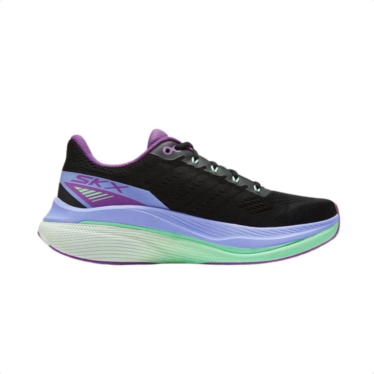 Tênis Running Feminino Skechers Max Cushioning Propulsion Preto Preto 3