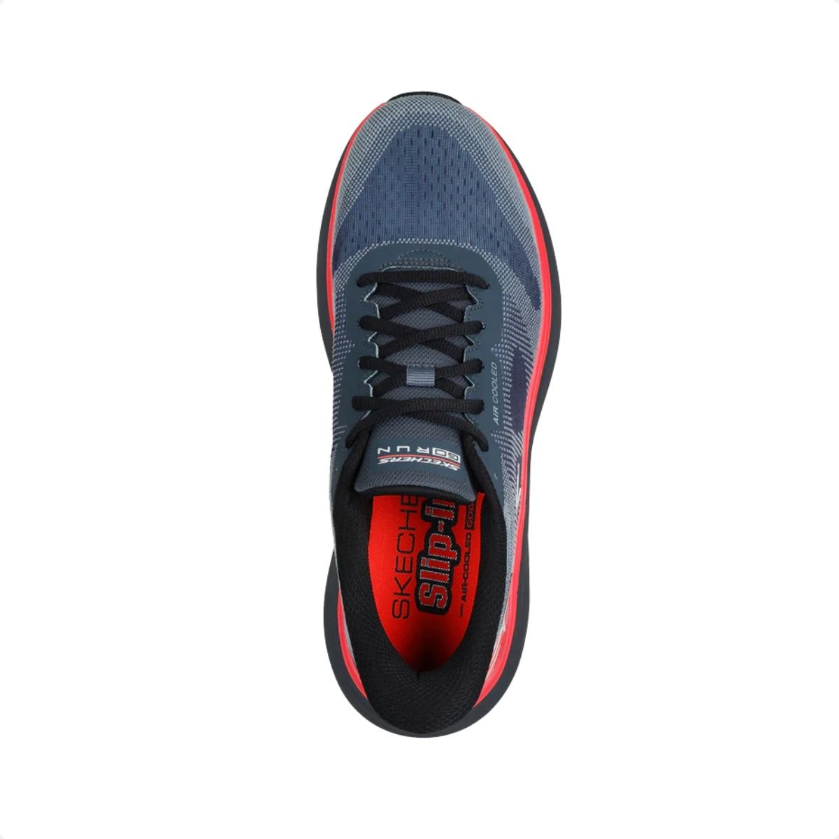 Tênis Running Masculino Skechers Max Cushioning Endeavour Azul Azul/Salmão 3