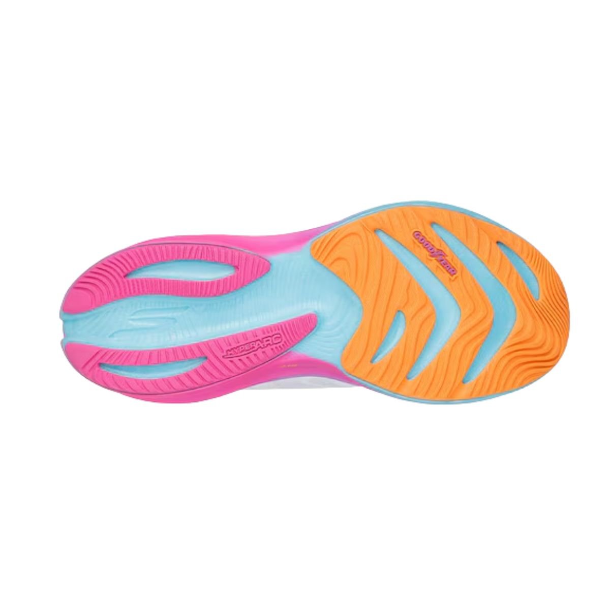 Tênis Running Feminino Skechers Skx Aero Spark Branco Branco/Rosa/Azul 4