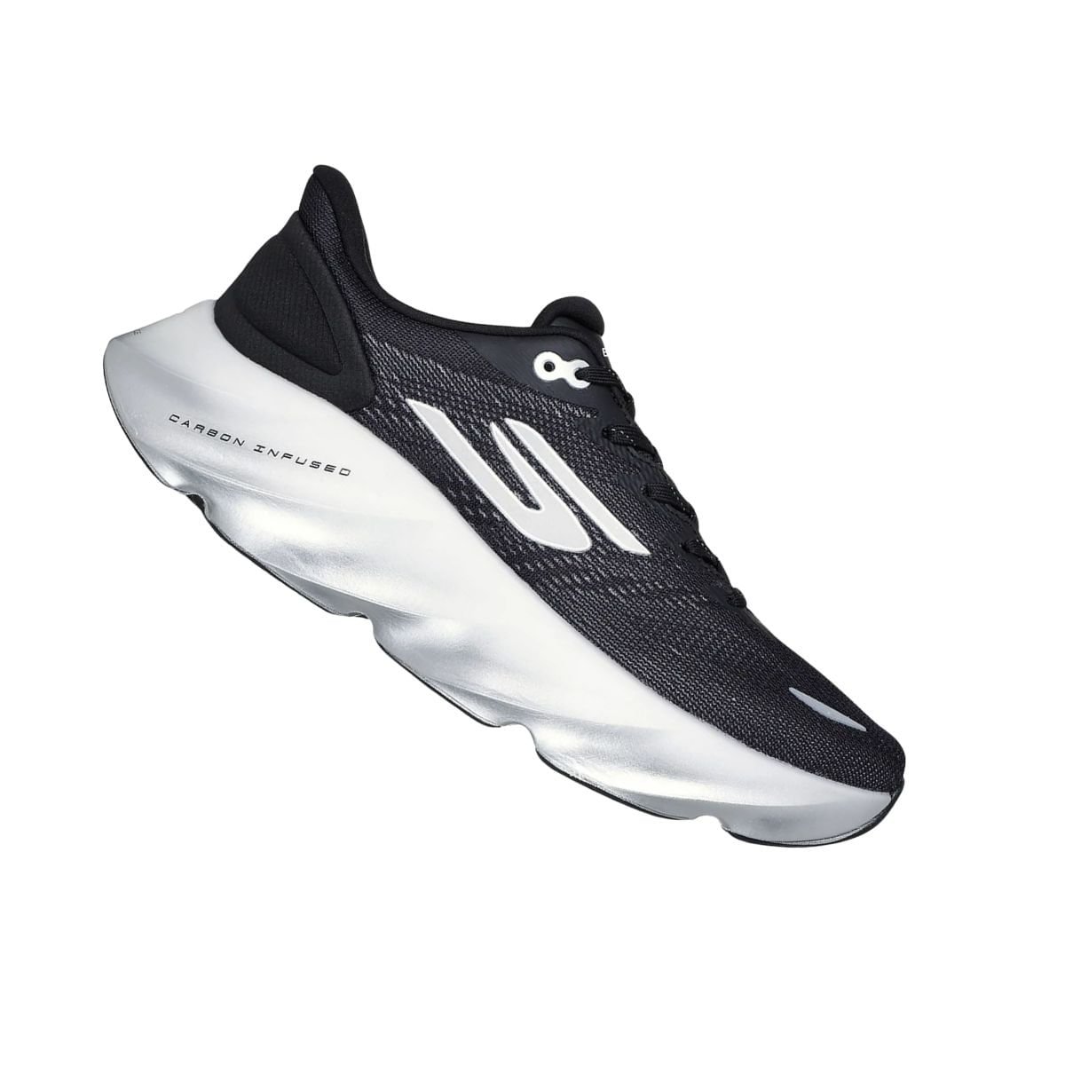 Tênis Running Masculino Skechers Skx Aero Burst Preto Preto/Branco 7