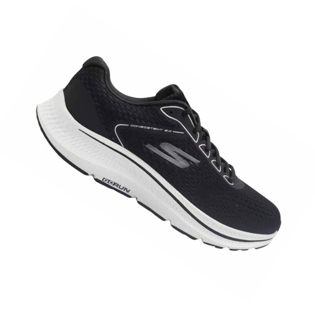Tênis Running Masculino Skechers Go Run Consistent 2.0 Preto Preto 7