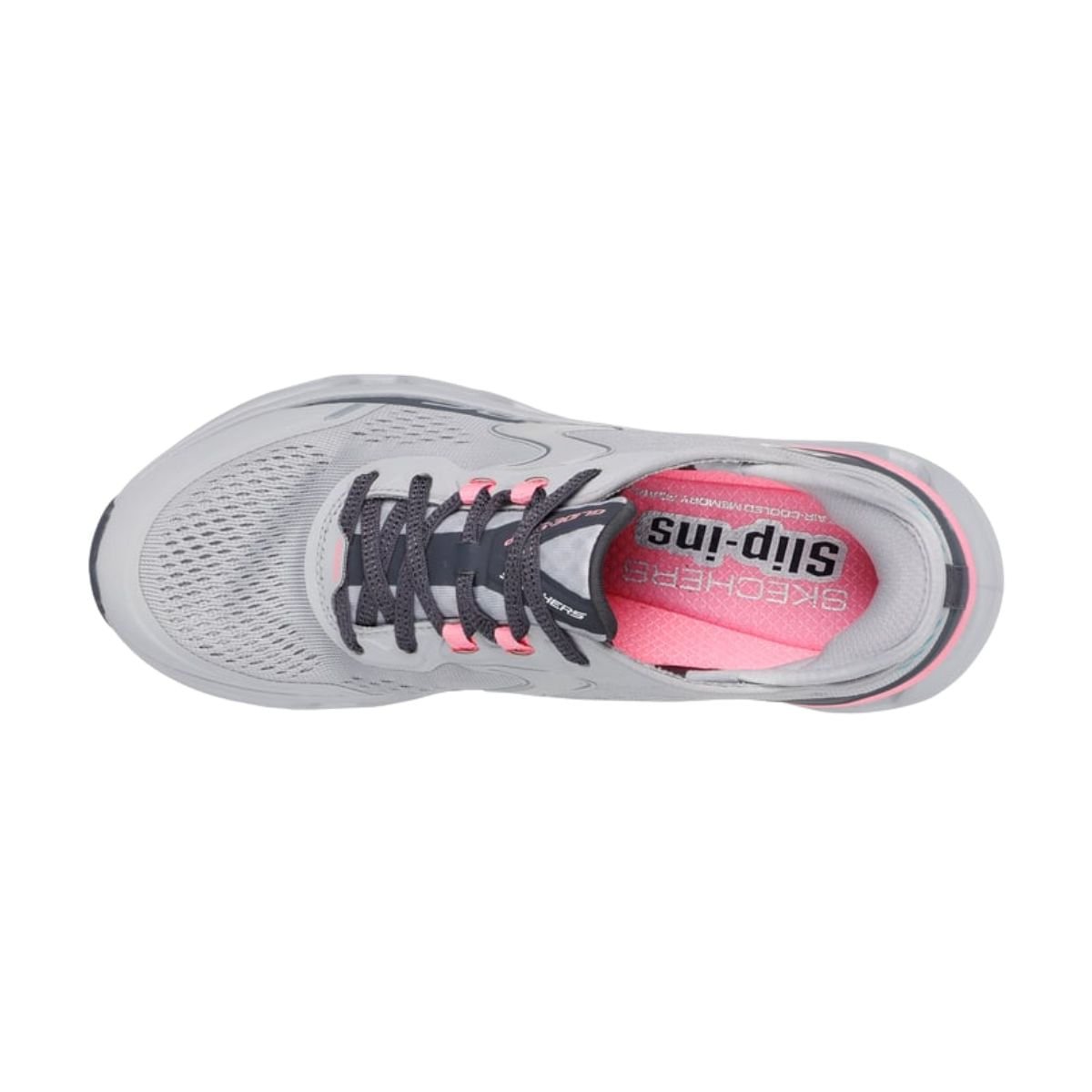 Tênis Running Feminino Skechers Glide-Step Altus Cinza Cinza/Rosa 6