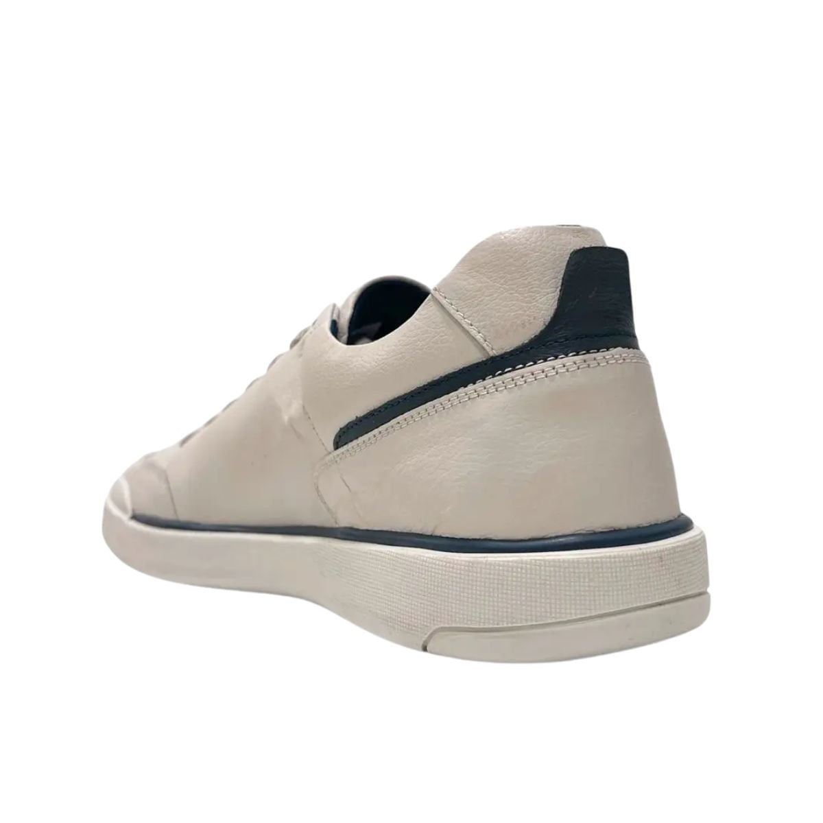 Sapatênis Masculino Ferracini Em Couro Off White Branco 6